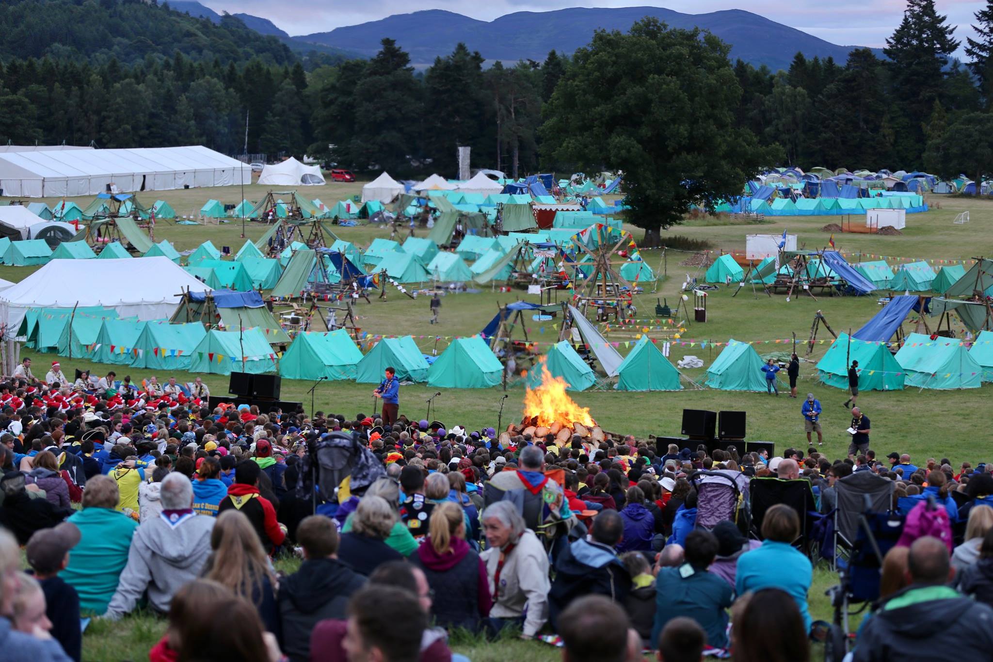Blair Atholl Campsite Campfire